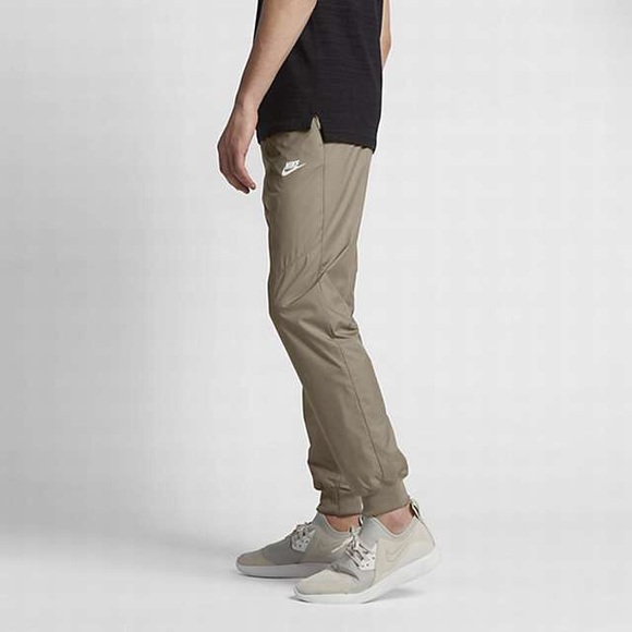 nike windrunner pants khaki